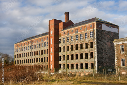 the old abandoned factory mill