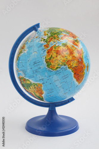 globe isolated on white background