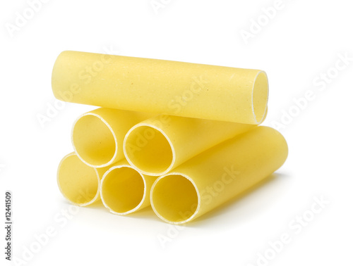 cannelloni pasta tubes stacked photo