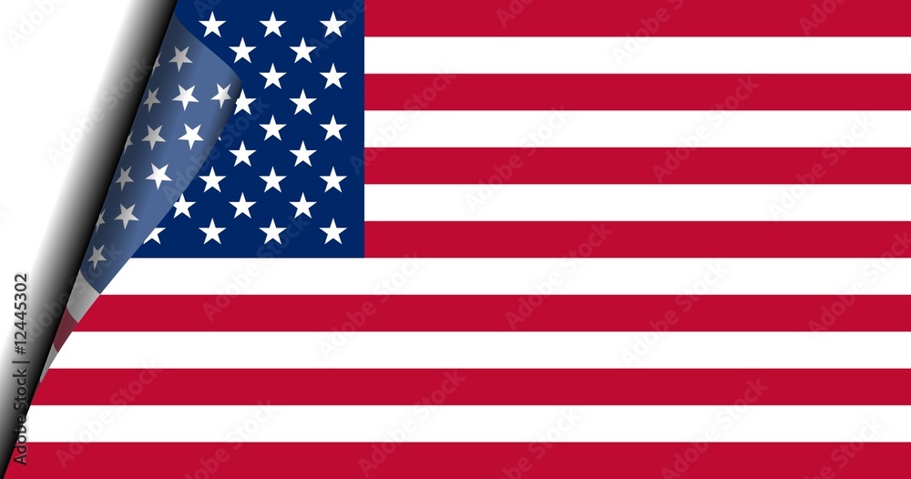 Naklejka premium drapeau amériquain