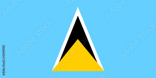 Принти на полотні st. lucia fahne saint lucia flag