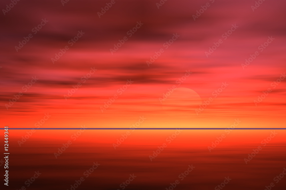 Fototapeta premium Morgenrot