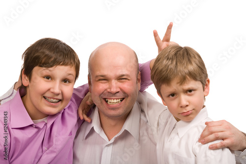 father with two sons