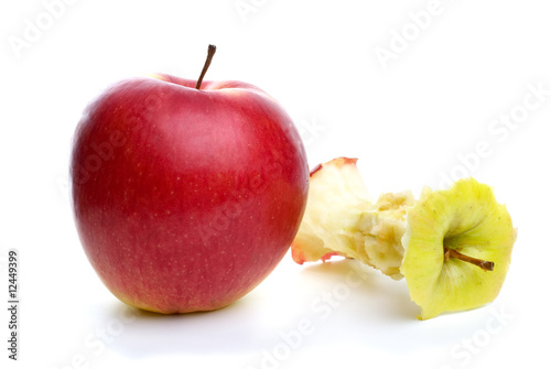 Fényképezés Whole apple and core