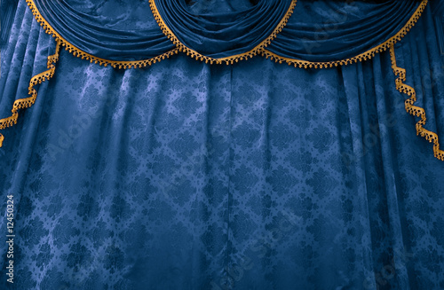 Bluestage curtain
