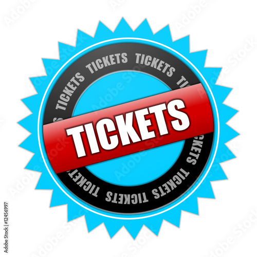 tickets plakette türkis