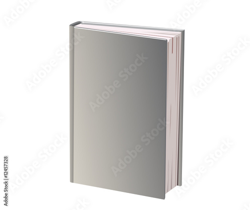 There is a book with grey cover