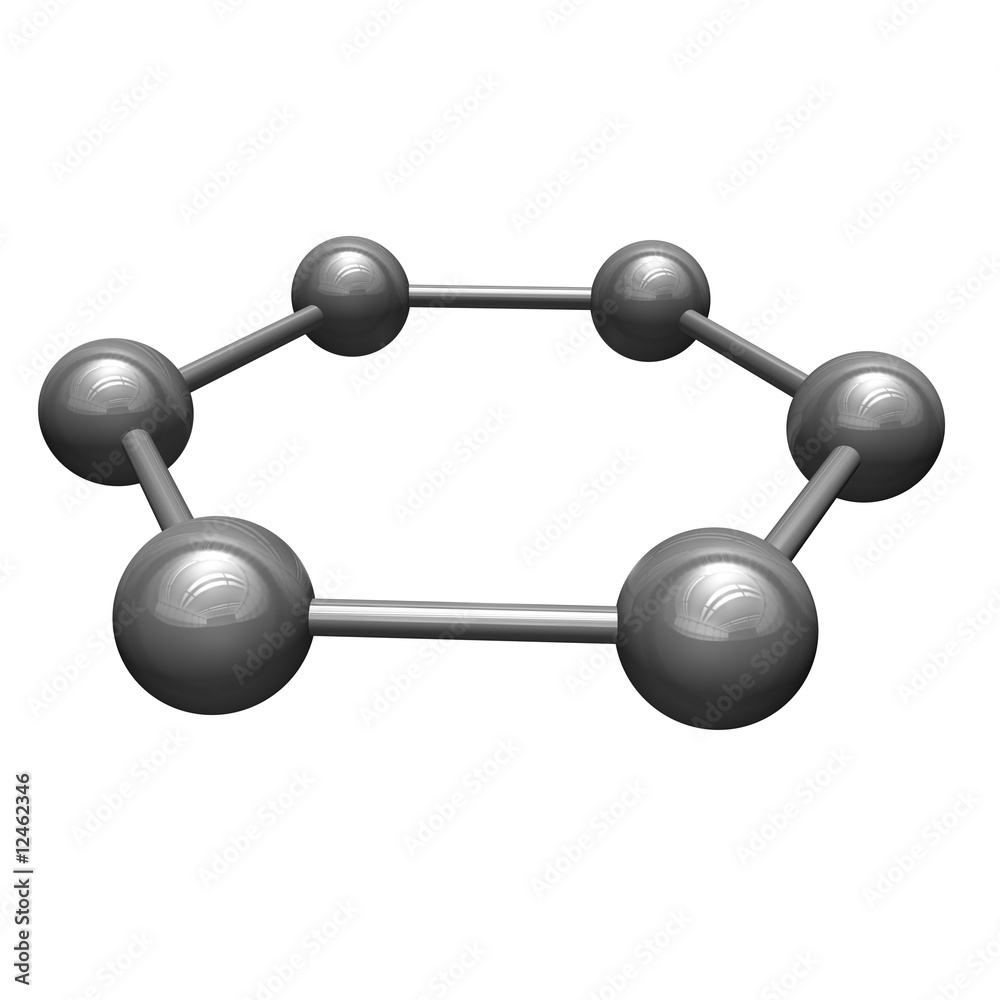 molecolar structure , esagono molecolar structure , esagono