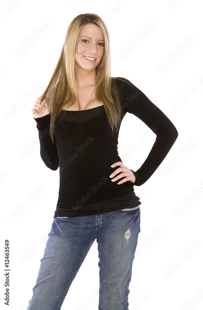 Fototapeta premium casual blond