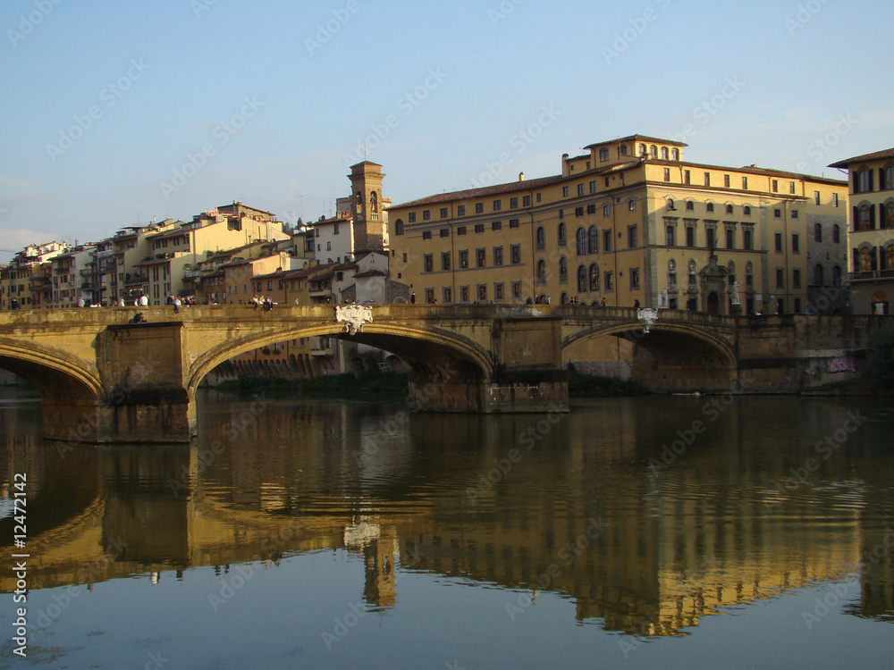 Fototapeta premium most Santa Trinita we Florencji