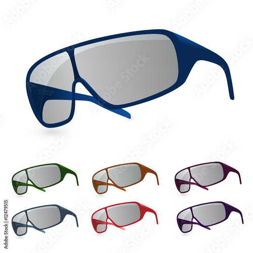 colorful vector sunglasses