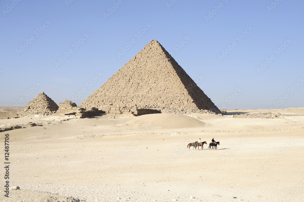 The Great Pyramid of Menkaure at Giza The Great Pyramid of Menkaure at Giza