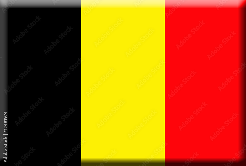 Fototapeta premium Bandera de Belgica