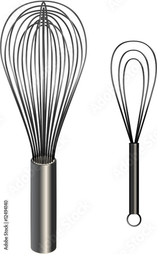 Two whisks