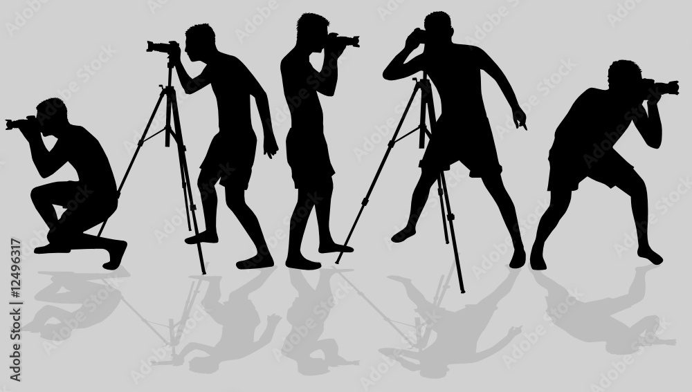 Naklejka premium photographers vector
