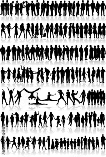 New big collection of people in vectors