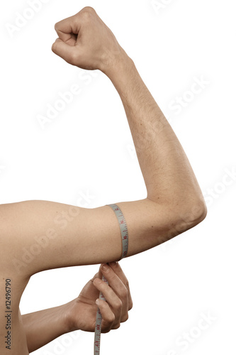 man be measured his arm
