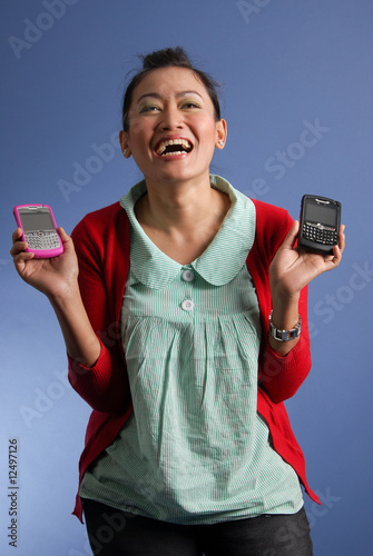 Woman and Phone