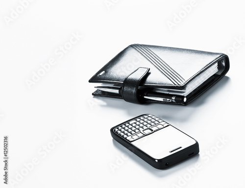 Obraz na plátně agenda, mobile phone