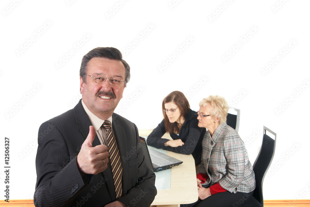 Business trio Business trio