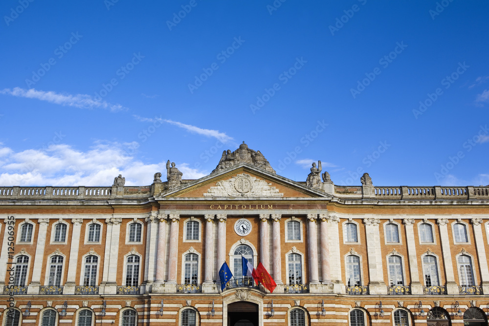 Fototapeta premium Le Capitole de Toulouse, France