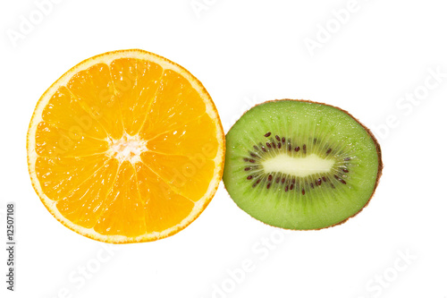 kiwi and orange
