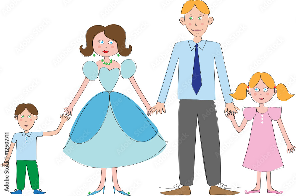 Family with two children Family with two children