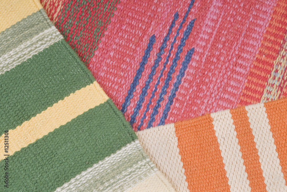 Rugs in close up
