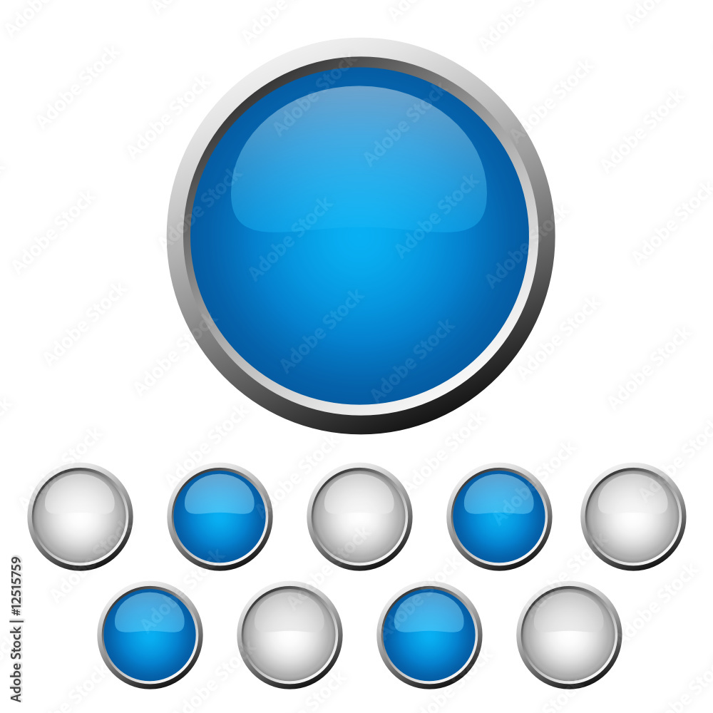 Vector buttons Vector buttons