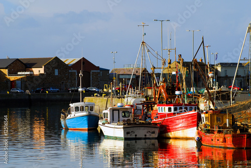 Evening in the Howht Harbour, Ireland, Dublin