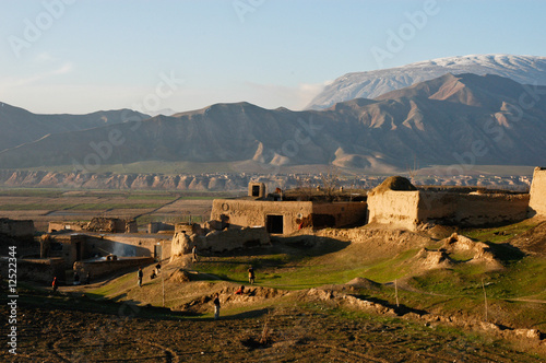Afghanistan Dorf in der Provinz Tahar