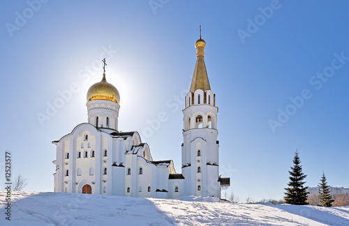 The orthodox church. Winter