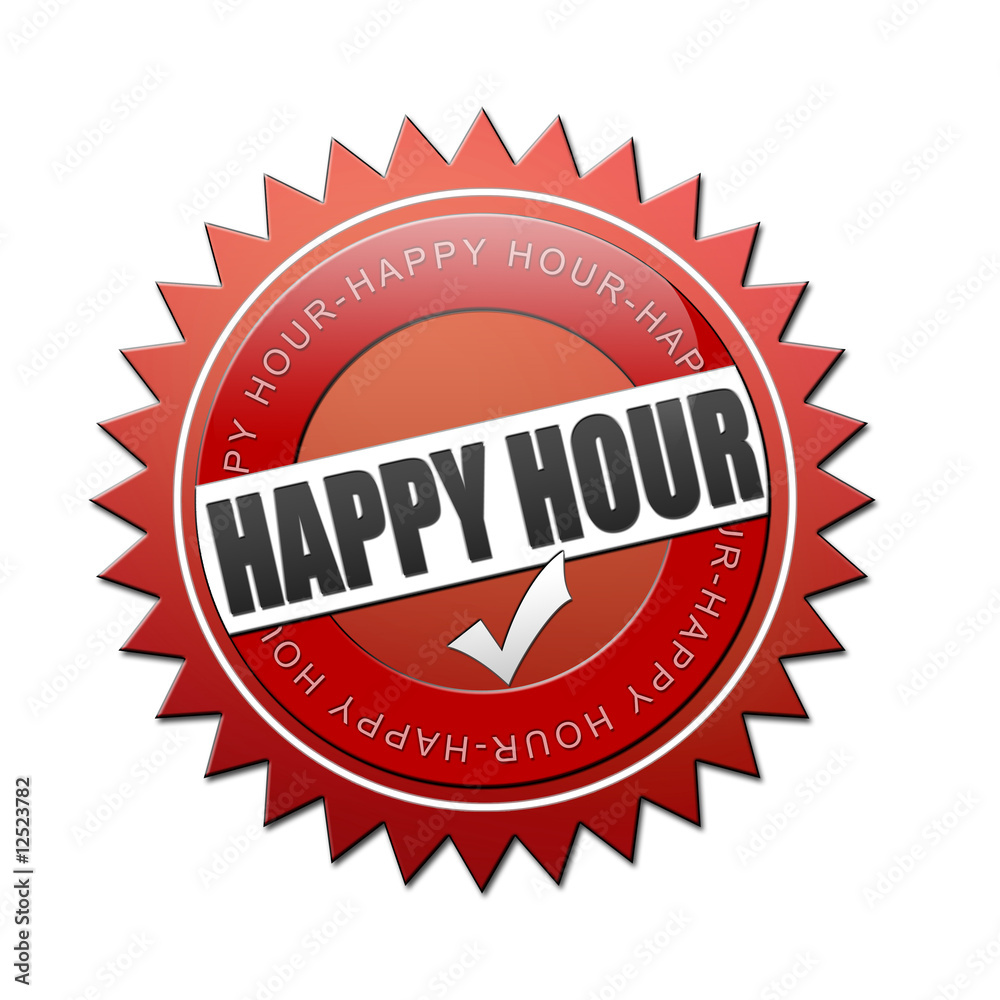 Fototapeta premium happy hour