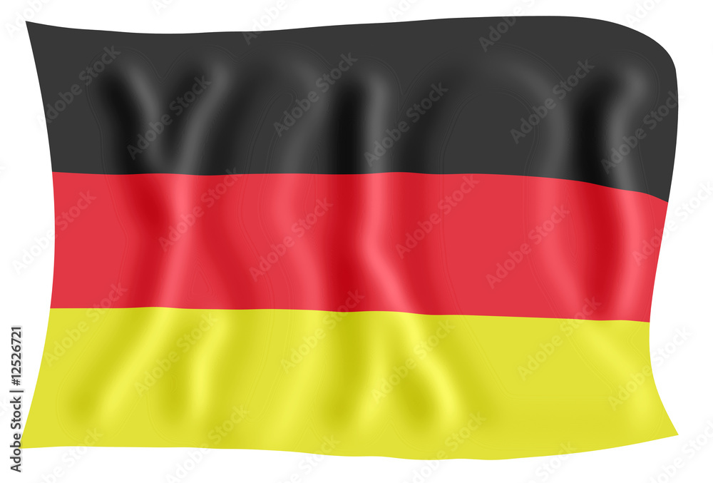 Naklejka premium Banderin aleman