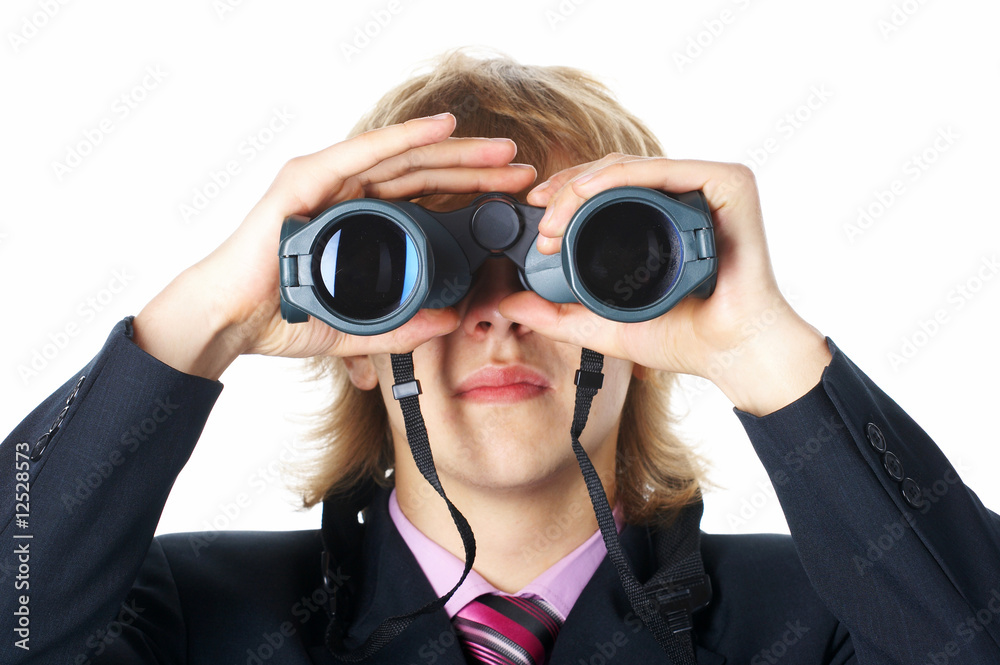 The man with the field-glass looking in before The man with the field-glass looking in before