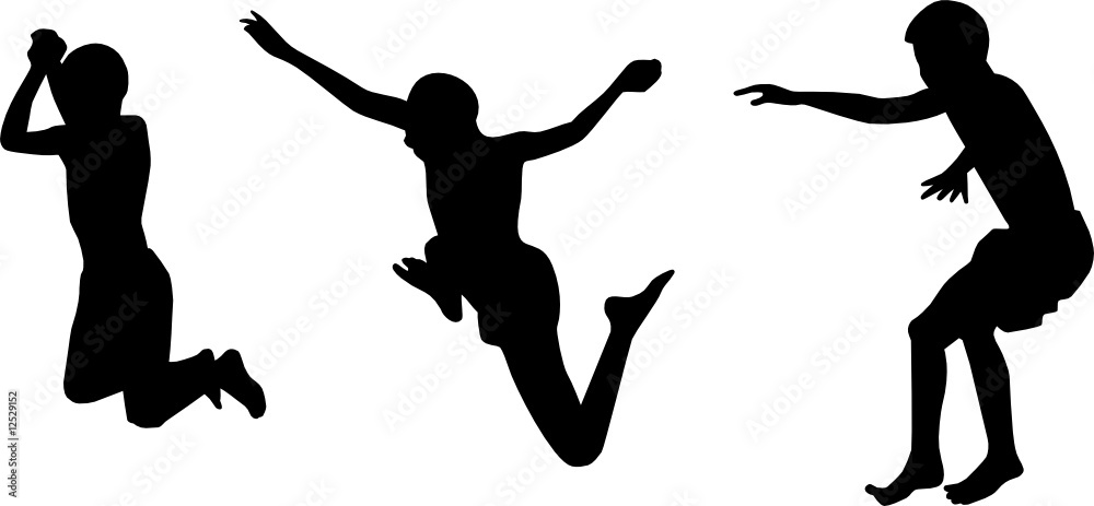 Boys jumping