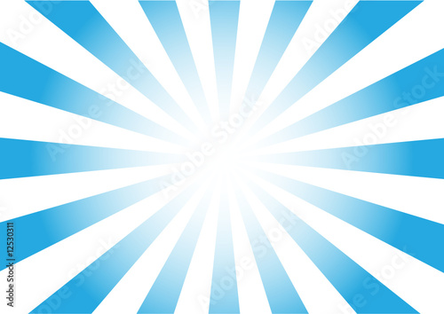 Rays blue  background