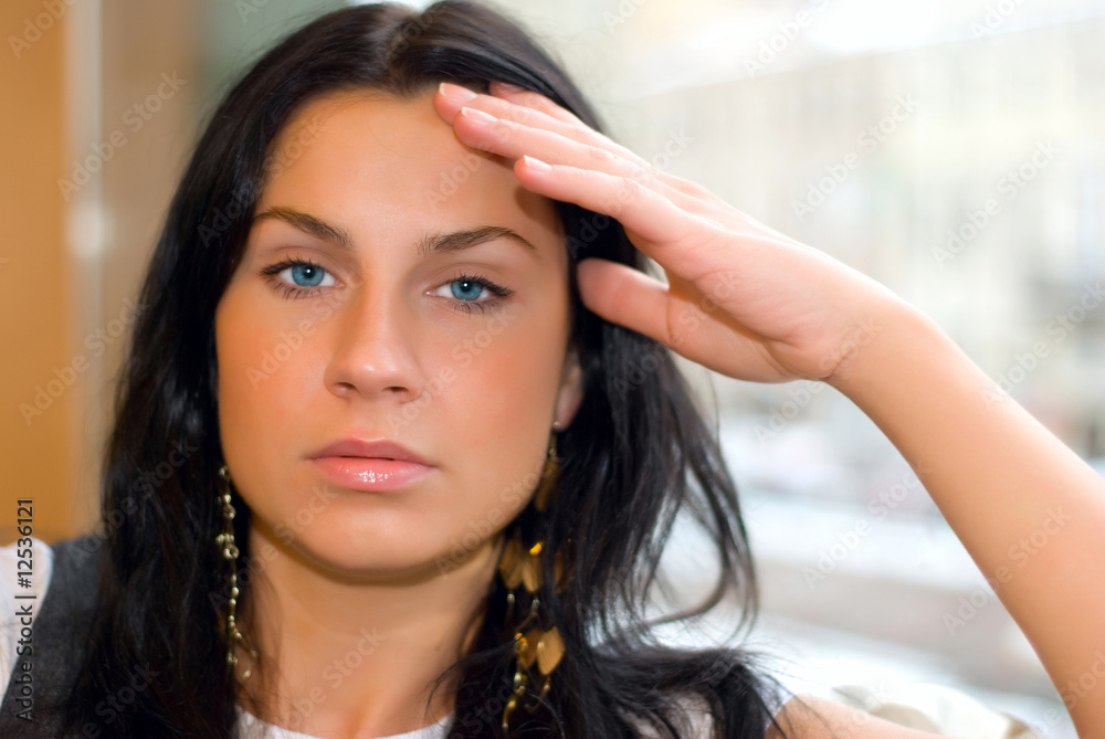 Fototapeta premium tired woman