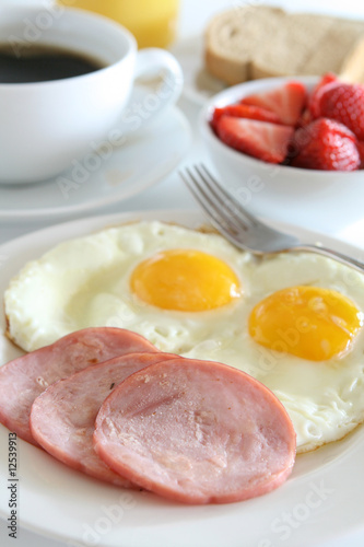 Ham and Eggs Breakfast