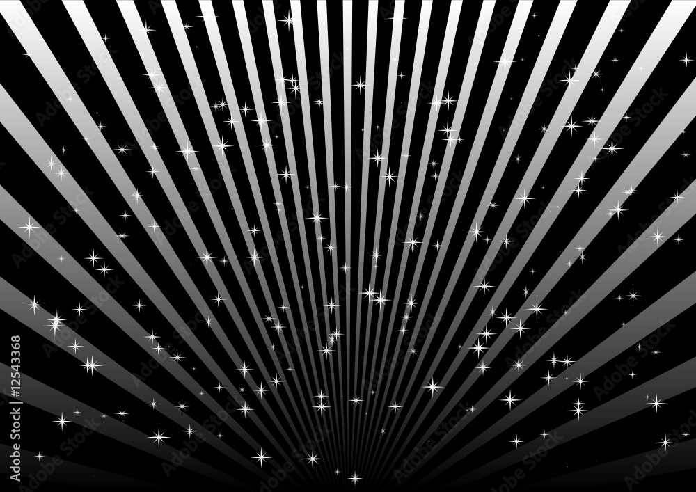 Obraz premium Silver rays