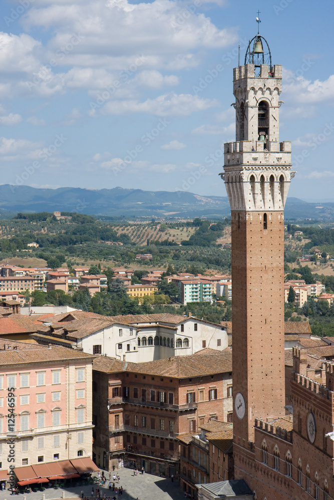 The Torre del Mangia, Sienna