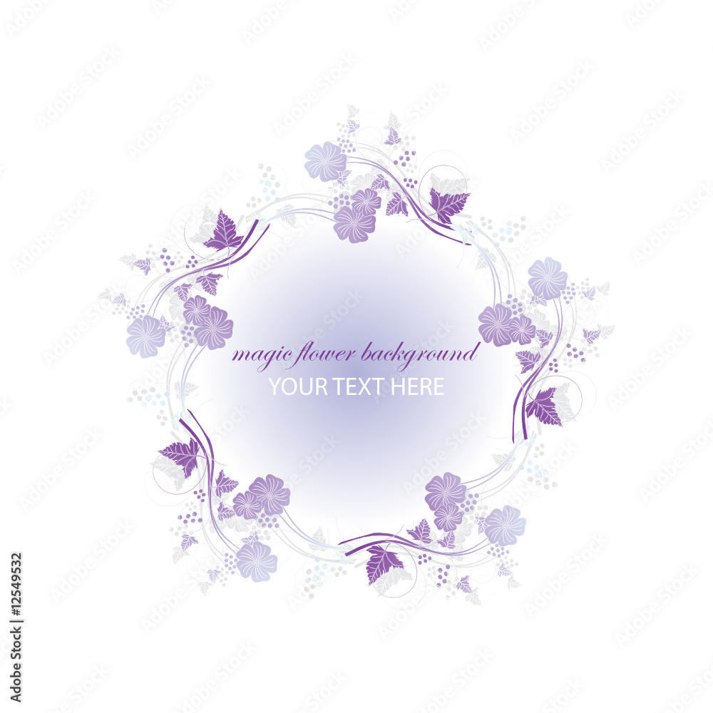 magic flower background