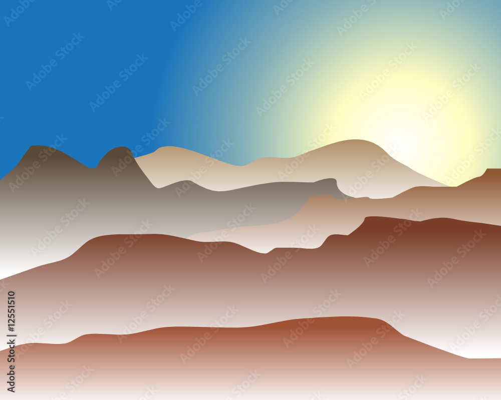 Desert landscape Desert landscape