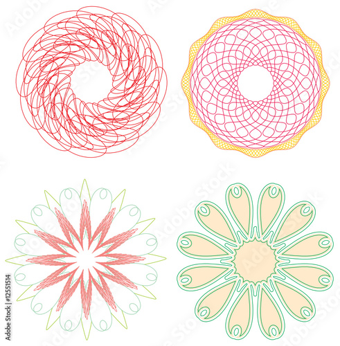 Design elements for sertificate or diploma