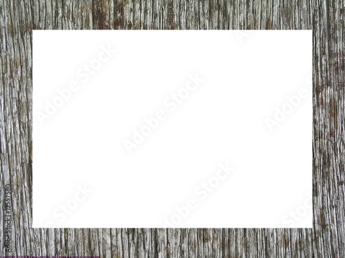 CADRE BOIS GRIS RECTANGULAIRE