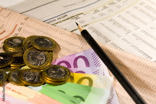Currency, euro, roubles, quotations, rating
