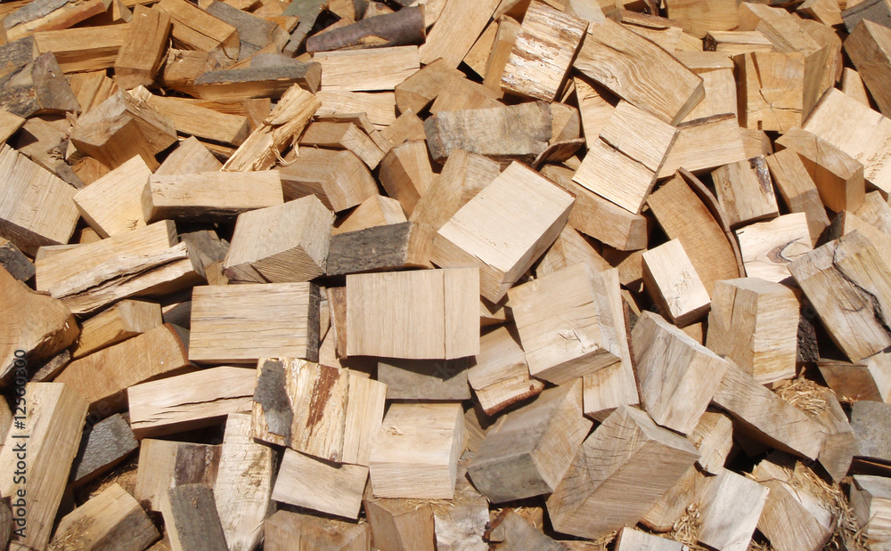 gehacktes Holz gehacktes Holz