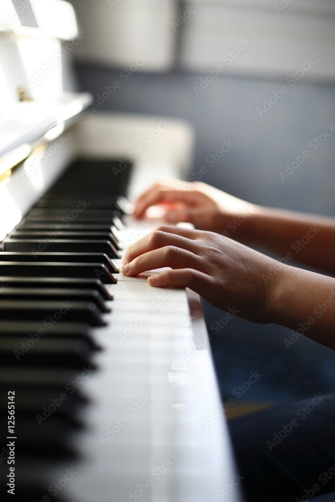 Fototapeta premium Mains de pianiste