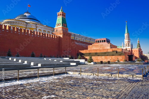 Photography Red square and the mausoleum