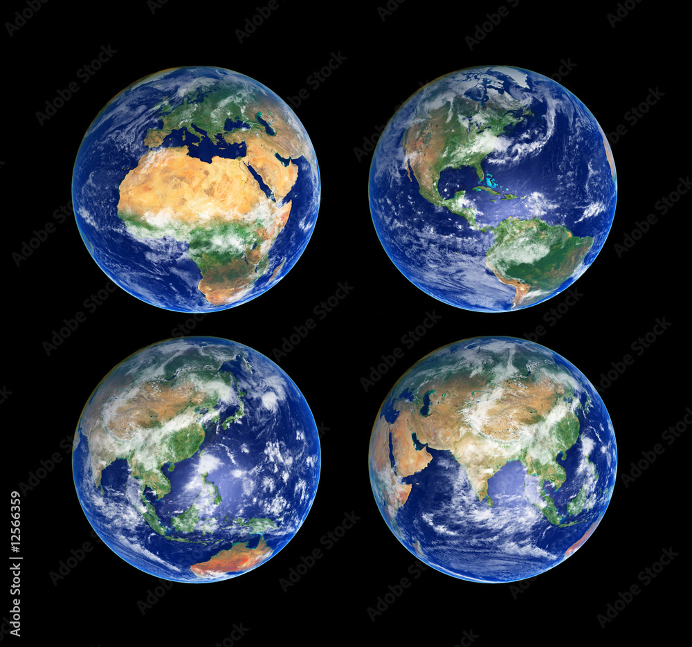 Four Globes